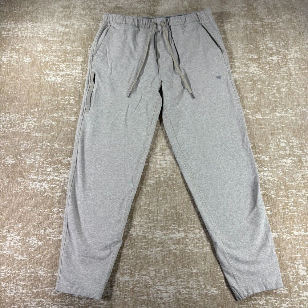 Mack Weldon Ace Sweatpants in Grey Heather - Size Large
